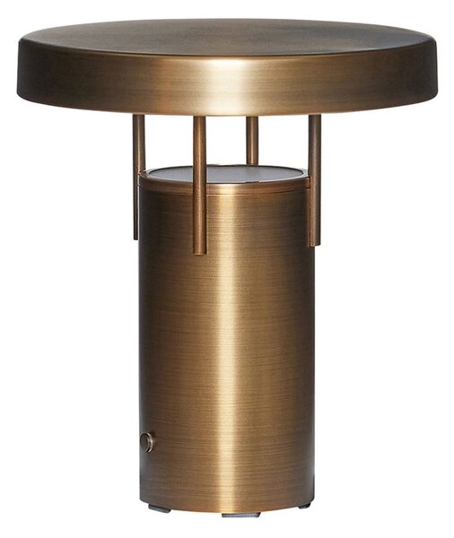 Stolové Lampa Hübsch, Zlatá / Mosadz, Obývacia izba, Hliník
