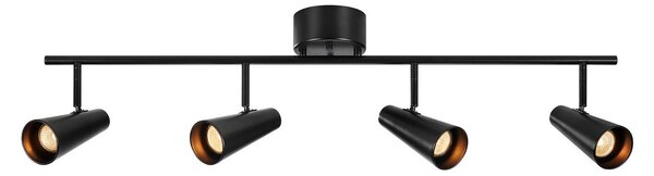 Stropné Lampa Markslöjd, Crest, stmievateľné, Čierna, Obývacia izba, Kov, Moderný