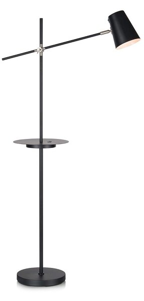 Stojacie Lampa Markslöjd, Linear, Čierna, Obývacia izba, Kov, Škandinávsky