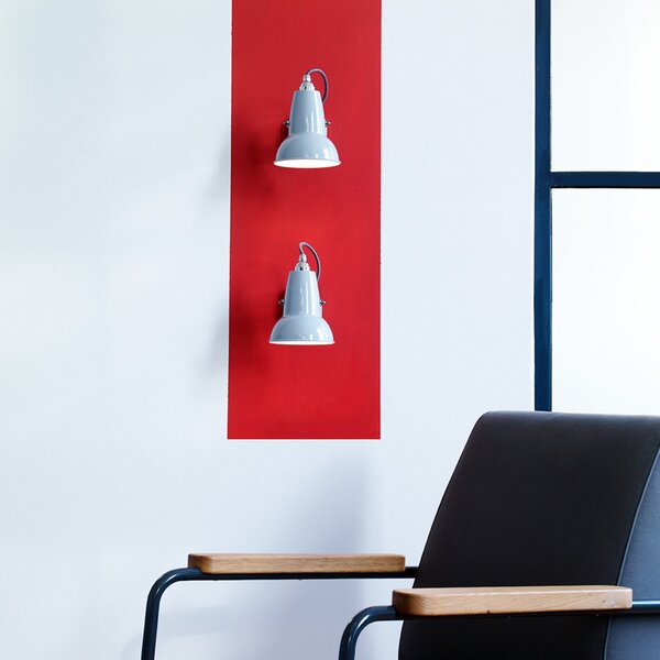 Nástenné Svietidlo Anglepoise, Original 1227, Sivá, Obývacia izba, Kov, Industriálny