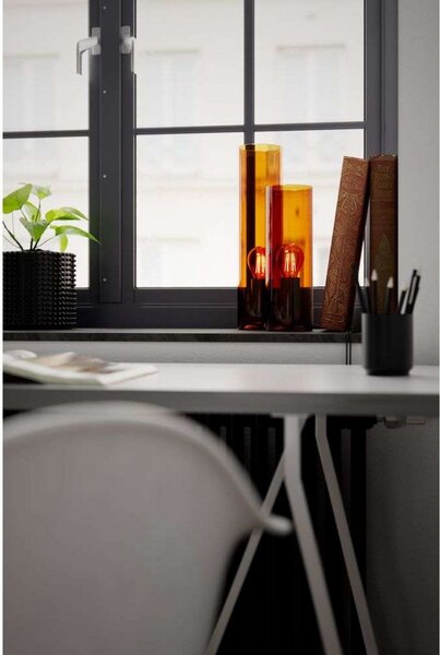 Stolové Lampa By Rydéns, Flake, Hnedá / Hrdzavá, Obývacia izba, Sklo