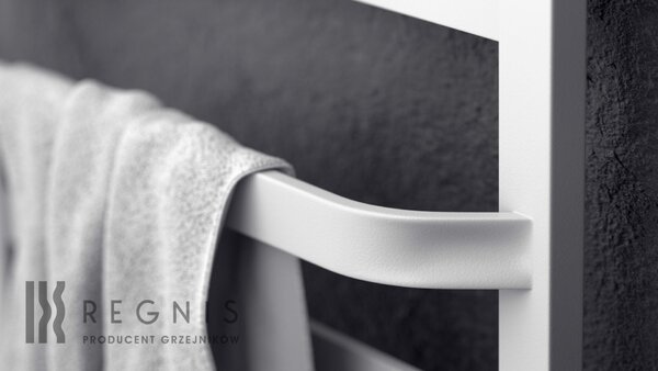 Regnis LOX DUO, vykurovacie teleso 300x520mm, 401W, čierna matná, LOXDUO570/300/D270/BLACK