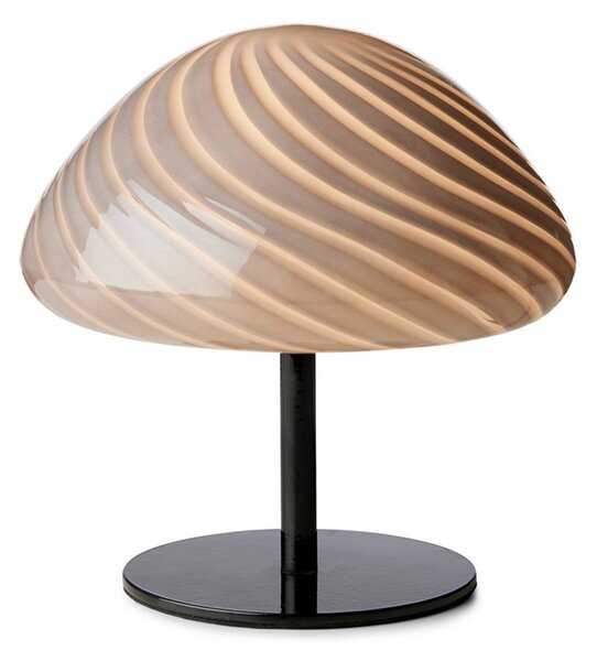 Stolové Lampa Halo Design, Sivá, Obývacia izba, Sklo