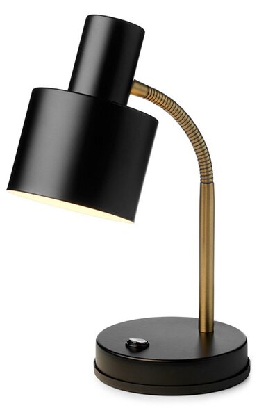 Stolové Lampa Halo Design, Čierna, Obývacia izba, Kov