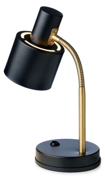 Stolové Lampa Halo Design, Čierna, Obývacia izba, Kov
