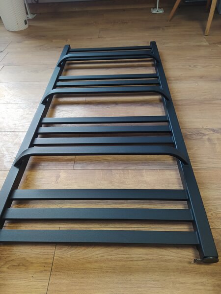 Regnis LOX DUO, vykurovacie teleso 530x1800mm, 765W, čierna matná, LOXDUO1810/540/D50/BLACK