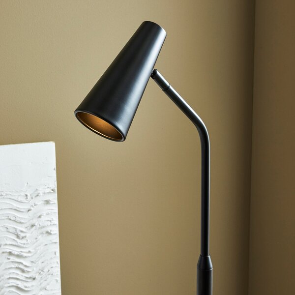 Stojacie Lampa Markslöjd, Crest, Čierna, Obývacia izba, Kov, Moderný