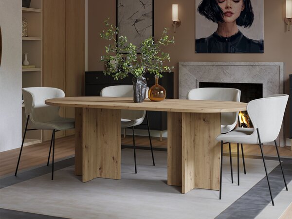 Jedálenský stôl Loen 203x90 - dub artisan