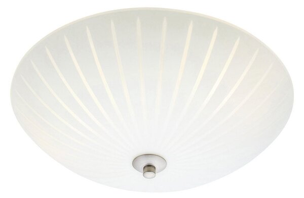 Stropné Lampa Markslöjd, Cut, stmievateľné, Biela, Obývacia izba, Sklo