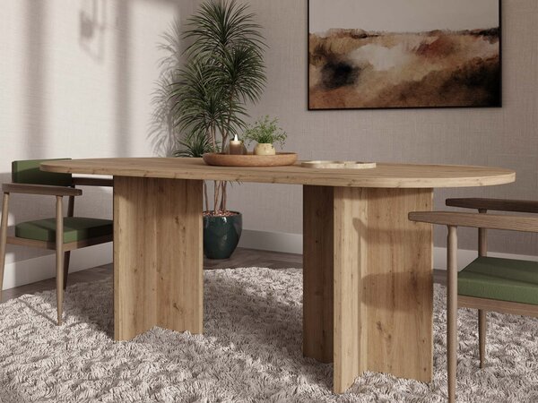 Jedálenský stôl Loen 203x90 - dub artisan