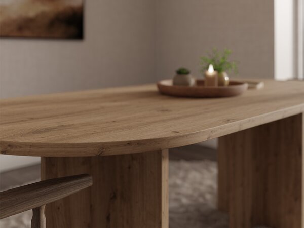 Jedálenský stôl Loen 203x90 - dub artisan