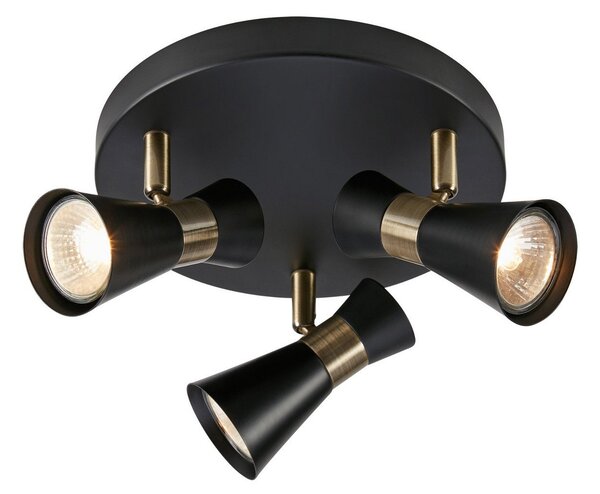Stropné Lampa Markslöjd, Folie, stmievateľné, Čierna, Obývacia izba, Kov, Moderný