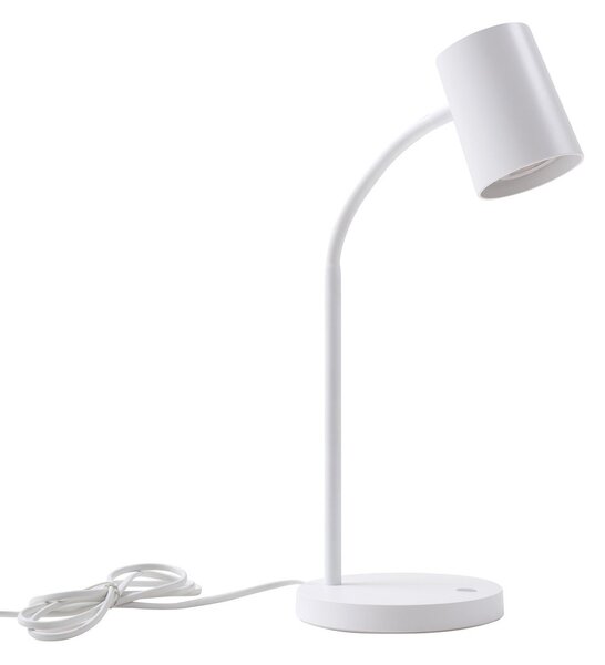 Stolové Lampa Lindby, Radka, Biela, Pracovňa, Plast, Moderný