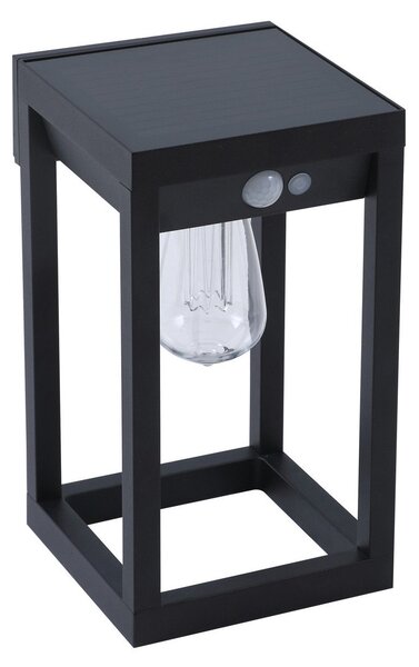 Vonkajšie Svietidlo Lindby, Enea, stmievateľné, Čierna, Balkón, Plast, Moderný