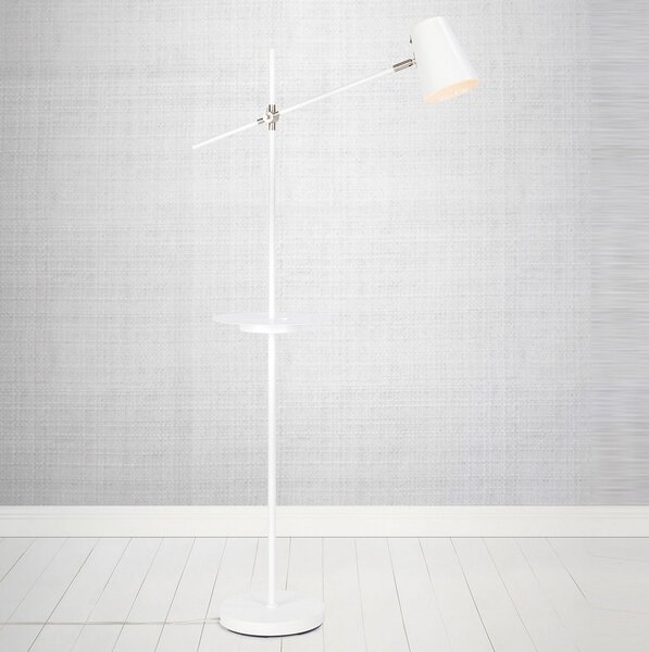 Stojacie Lampa Markslöjd, Linear, Biela, Obývacia izba, Kov, Škandinávsky