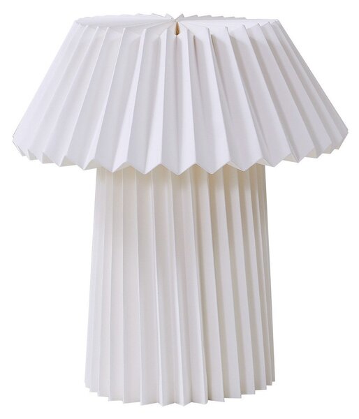 Stolové Lampa Lindby, Magali, Biela, Obývacia izba, Papier / Kartón