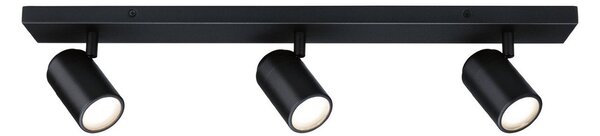Stropné Lampa Paulmann, Zyli, stmievateľné, Čierna, Kúpeľňa, Kov, Moderný