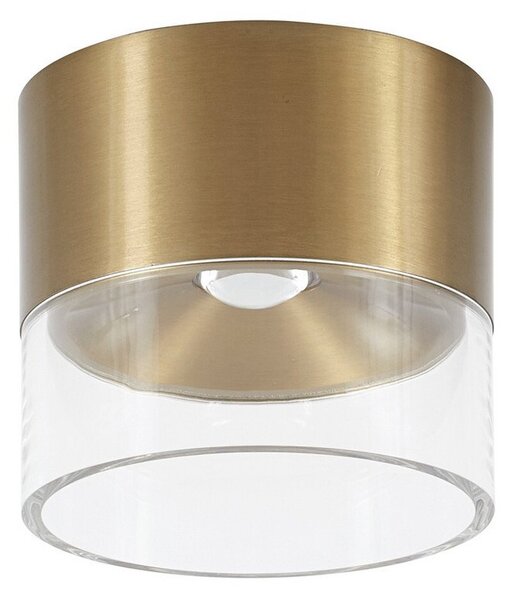 Stropné Lampa Lindby, Dalila, Zlatá / Mosadz, Obývacia izba, Hliník, Moderný