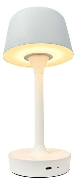 Stolové Lampa Dyberg Larsen, FLOW, stmievateľné, Biela, Obývacia izba, Kov, Škandinávsky