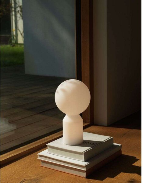 Stolové Lampa Normann Copenhagen, stmievateľné, Biela, Obývacia izba, Plast