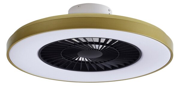Stropné Lampa Lindby, Teleo, stmievateľné, Zlatá / Mosadz, Obývacia izba, Plast, Moderný