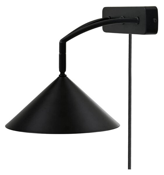 Nástenné Svietidlo Globen Lighting, Čierna, Spálňa, Kov