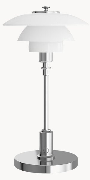 Malá ručne fúkaná prenosná stolová lampa PH 1/1, stmievateľná
