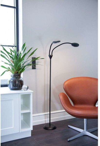 Stojacie Lampa Halo Design, Čierna, Obývacia izba, Plast