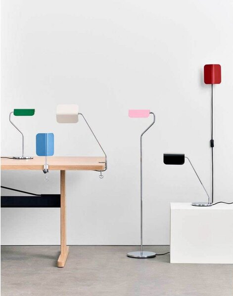 Stolové Lampa HAY, Pudrová, Obývacia izba, Kov