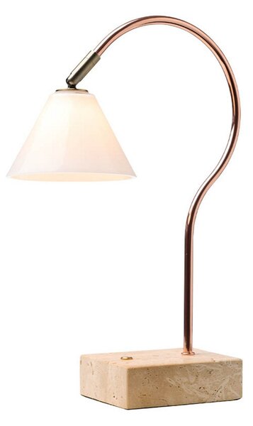 Stolové Lampa Halo Design, Béžová, Obývacia izba, Kov