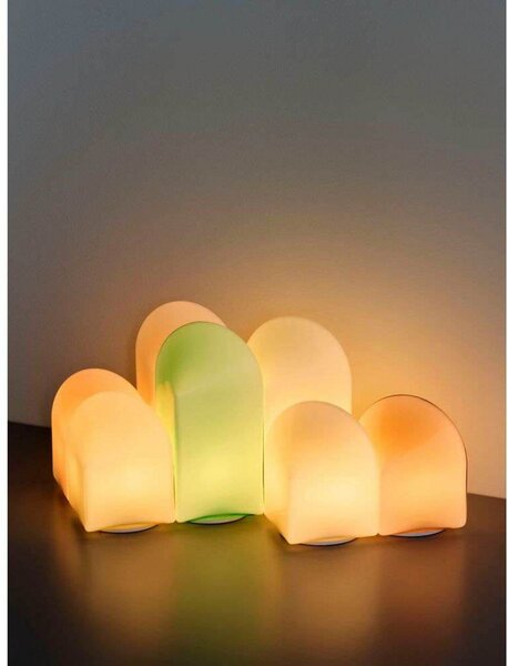 Stolové Lampa HAY, Pudrová, Obývacia izba, Sklo