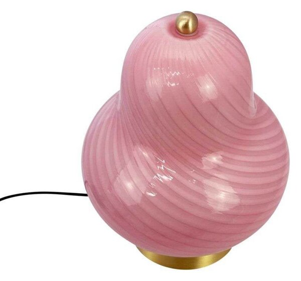 Stolové Lampa Dyberg Larsen, Lucy, Pudrová, Obývacia izba, Sklo, Škandinávsky