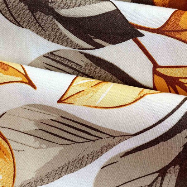SATÉNOVÉ OBLIEČKY LEAVES EXCLUSIVE 160X200 CM, 2KS 70X80 CM LISTY