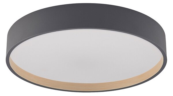 Stropné Lampa Lindby, Todor, stmievateľné, Čierna, Obývacia izba, Plast, Moderný