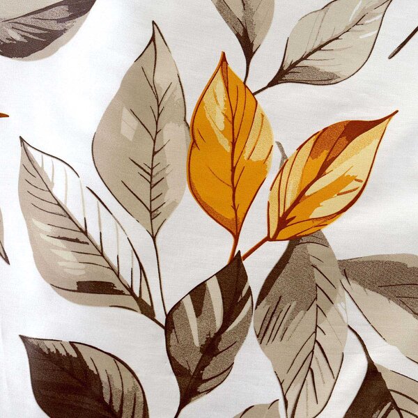 SATÉNOVÉ OBLIEČKY LEAVES EXCLUSIVE 160X200 CM, 2KS 70X80 CM LISTY