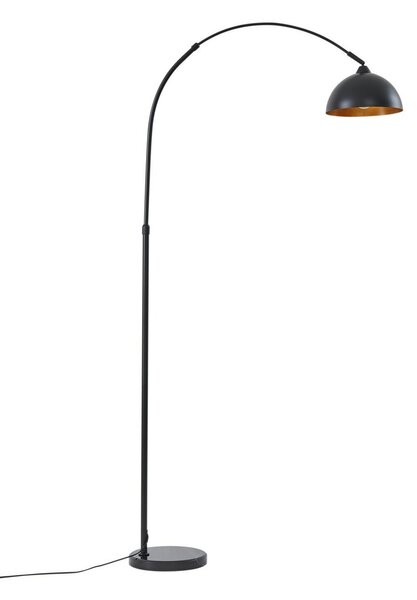 Stojacie Lampa Lindby, Tonka, Čierna, Obývacia izba, Kov, Moderný