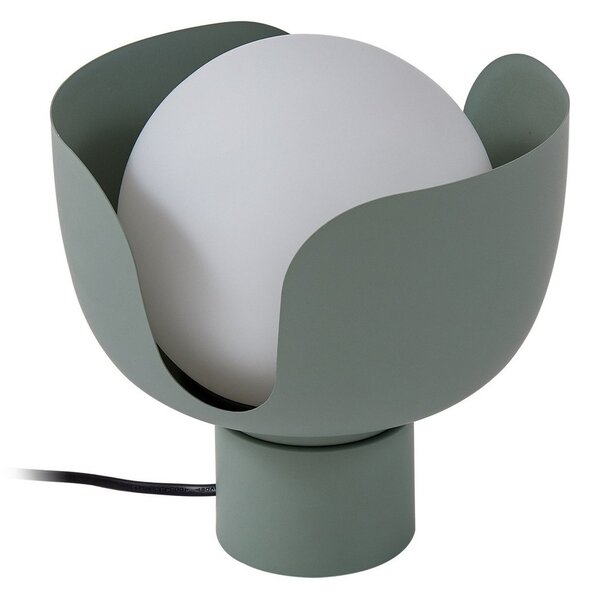 Stolové Lampa Lindby, Fiora, Zelená, Obývacia izba, Kov, Moderný