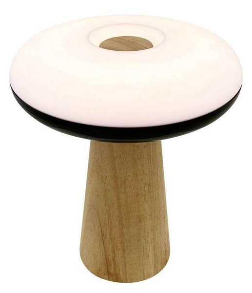 Stolové Lampa Dyberg Larsen, 2 Ways, stmievateľné, Drevo, Obývacia izba, Drevo, Moderný