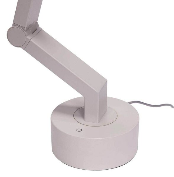 Stolové Lampa Hübsch, Sivá, Pracovňa, Plast