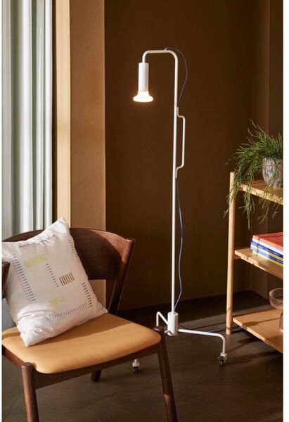 Stojacie Lampa Hübsch, Sivá, Obývacia izba, Kov, Dizajnový