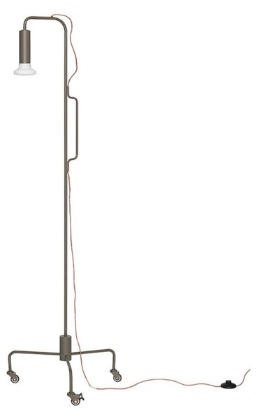 Stojacie Lampa Hübsch, Hnedá / Hrdzavá, Obývacia izba, Kov, Dizajnový
