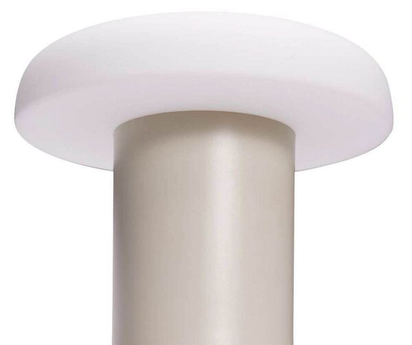 Stolové Lampa Hübsch, Béžová, Obývacia izba, Sklo