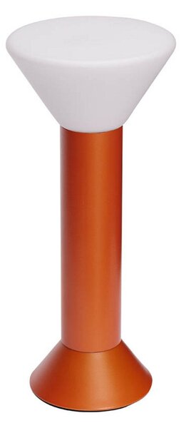 Flash Prenosné Stolová Lampa Metalická Oranžová