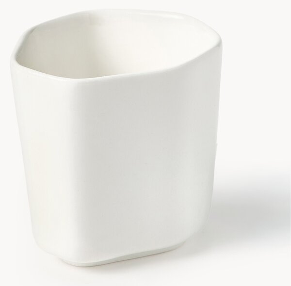 Porcelánové šálky na espresso v organickom tvare Joana, 4 ks