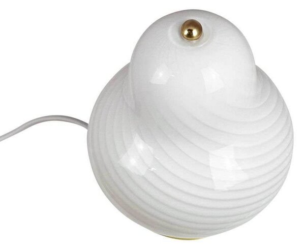 Stolové Lampa Dyberg Larsen, Lucy, Biela, Obývacia izba, Sklo, Škandinávsky