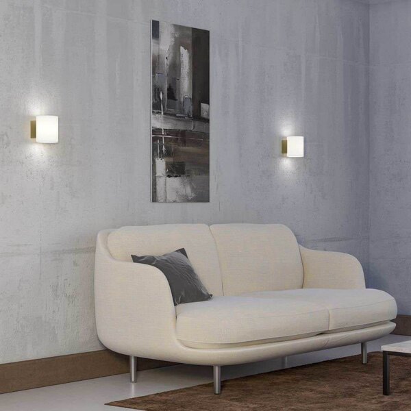 Evoke Nástenné Svietidlo IP44 Small White/Opál - Herstal