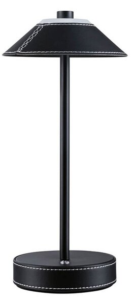 Stolové Lampa Paulmann, stmievateľné, Čierna, Obývacia izba, Kov, Moderný