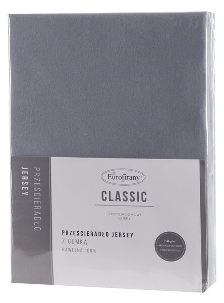 JERSEY PRESTIERADLO JERSEY3 90X200 CM TMAVOSIVÉ