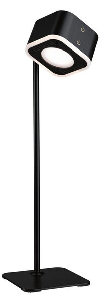 Stolové Lampa Paulmann, Varia, stmievateľné, Čierna, Obývacia izba, Plast, Moderný
