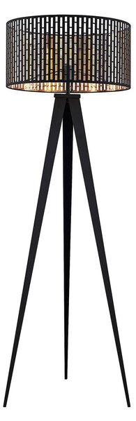 Stojacie Lampa Lindby, Thoralf, Čierna, Obývacia izba, Kov